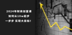 2024年财商创富课：如何从10w起步，一步步实现大目标！（7节完整版）-中创网_分享创业项目_助您在家赚钱