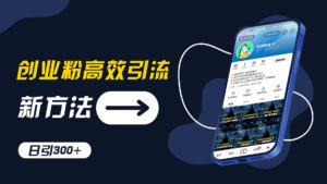 创业粉高效引流，抖音工具号玩法，日引300+，不要成为学习高手，要成为实战高手【揭秘】-中创网_分享创业项目_助您在家赚钱