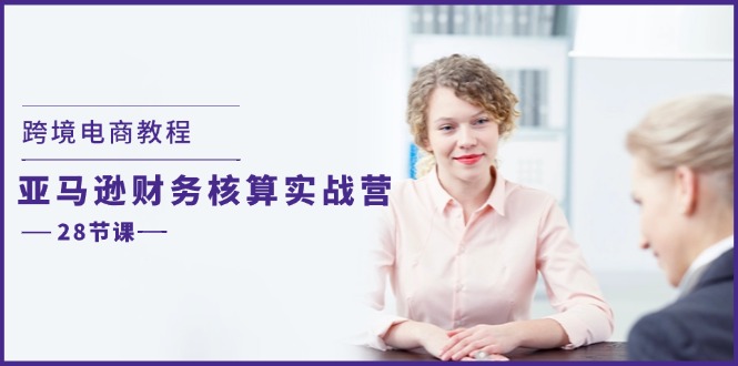 图片[1]-跨境电子商务实例教程：亚马逊平台成本核算实战营（28堂课）