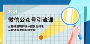 微信公众号实操引流课：从基础逻辑到搜一搜优化排名，从被动引流到实操变现-中创网_分享创业项目_助您在家赚钱