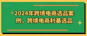 2024年跨境电商选品案例,跨境电商利基选品(更新)-中创网_分享创业项目_助您在家赚钱