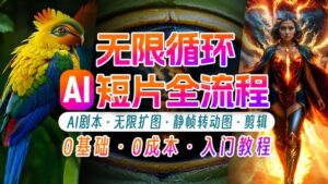 AI剪辑无限循环画面：新手轻松月入上万的秘技【揭秘】-中创网_分享创业项目_助您在家赚钱