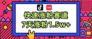 （11949期）涨粉超快蓝海赛道！轻松伪原创，7天涨粉1.5w+-中创网_分享创业项目_助您在家赚钱