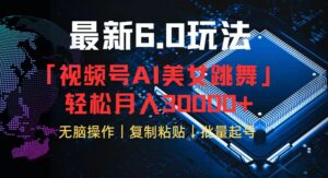 （12293期）视频号6.0最新玩法AI美女跳舞，轻松月入30000+-中创网_分享创业项目_助您在家赚钱