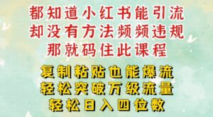 小红书靠复制粘贴一周突破万级流量池干货,以减肥为例,每天稳定引流变现四位数【揭秘】-中创网_分享创业项目_助您在家赚钱