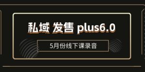 （11612期）私域 发售 plus6.0【5月份线下课录音】/全域套装 sop流程包，社群发售…-中创网_分享创业项目_助您在家赚钱