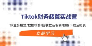 （11978期）Tiktok财务核算实战营：TK业务模式/数据核算/应收款及毛利/数据下载及报表-中创网_分享创业项目_助您在家赚钱