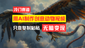 （11773期）教大家一键制作引人注意小动物合成视频，轻轻松松月入了万！-中创网_分享创业项目_助您在家赚钱