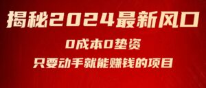 (11727期)揭秘2024最新风口,0成本0垫资,新手小白只要动手就能赚钱的项目—空调-中创网_分享创业项目_助您在家赚钱