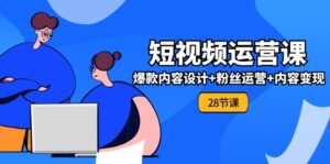 (11514期)0入门学习自媒体运营-整套实战演练课,爆品设计思路 粉丝营销 内容变现(28节)-中创网_分享创业项目_助您在家赚钱