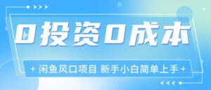 (11614期)最新风口项目闲鱼空调3.0玩法,月入过万,真正的0成本0投资项目-中创网_分享创业项目_助您在家赚钱