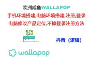 (11549期)wallapop全套详尽闭环流程:最可靠封禁率不高的一个实际操作账号方法-中创网_分享创业项目_助您在家赚钱