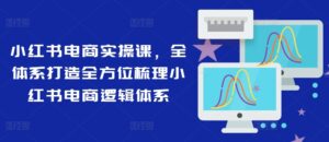 小红书电商实操课,全体系打造全方位梳理小红书电商逻辑体系-中创网_分享创业项目_助您在家赚钱