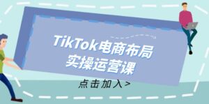 （12156期）TikTok电商布局实操运营课：从新手到精通，成为TikTok带货运营高手-中创网_分享创业项目_助您在家赚钱