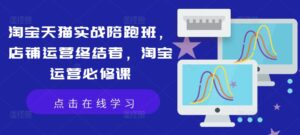淘宝天猫实战陪跑班,店铺运营终结者,淘宝运营必修课-中创网_分享创业项目_助您在家赚钱