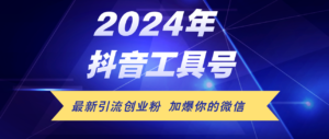 (12149期)24年抖音最新工具号日引流300+创业粉,日入5000+-中创网_分享创业项目_助您在家赚钱