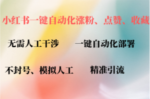 (12785期)小红书自动评论、点赞、关注,一键自动化插件提升账号活跃度,助您快速…-中创网_分享创业项目_助您在家赚钱
