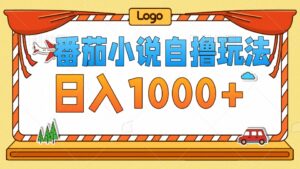 （12782期）番茄小说自撸玩法！不看播放量！不看视频质量！每天1000+-中创网_分享创业项目_助您在家赚钱