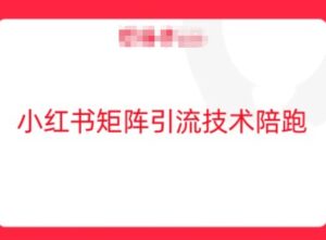 小红书矩阵引流技术，教大家玩转小红书流量-中创网_分享创业项目_助您在家赚钱