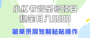 通过音乐号变现，简单的复制粘贴操作，实现每月5000元以上的稳定收入-中创网_分享创业项目_助您在家赚钱