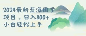 国学项目,长期蓝海可矩阵,从0-1的过程【揭秘】-中创网_分享创业项目_助您在家赚钱