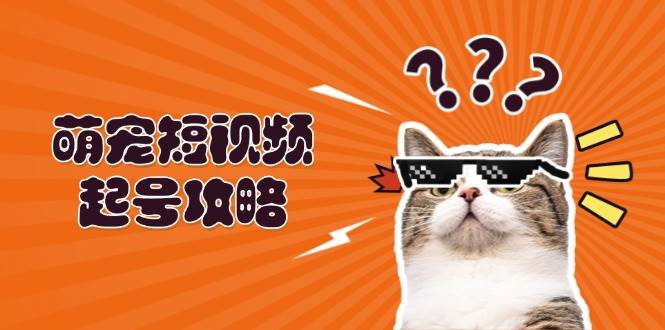 图片[1]-萌宠短视频起号攻略：定位搭建推流全解析，助力新手轻松打造爆款