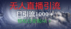 抖音快手视频号全平台无人直播引流1000+精准创业粉玩法拆解-中创网_分享创业项目_助您在家赚钱