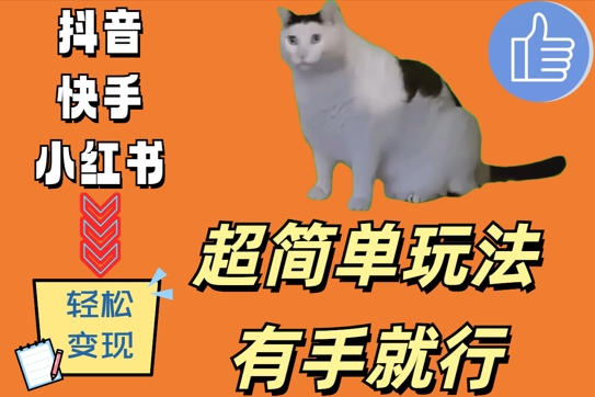 超简单玩法，有手就行，靠猫咪视频日入500+【揭秘】-中创网_分享创业项目_助您在家赚钱