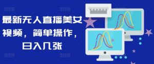 最新无人直播美女视频，简单操作，日入几张-中创网_分享创业项目_助您在家赚钱