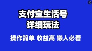 支付宝分成计划,最新玩法,利用人物传记视频,赚分成计划收益,操作简单-中创网_分享创业项目_助您在家赚钱