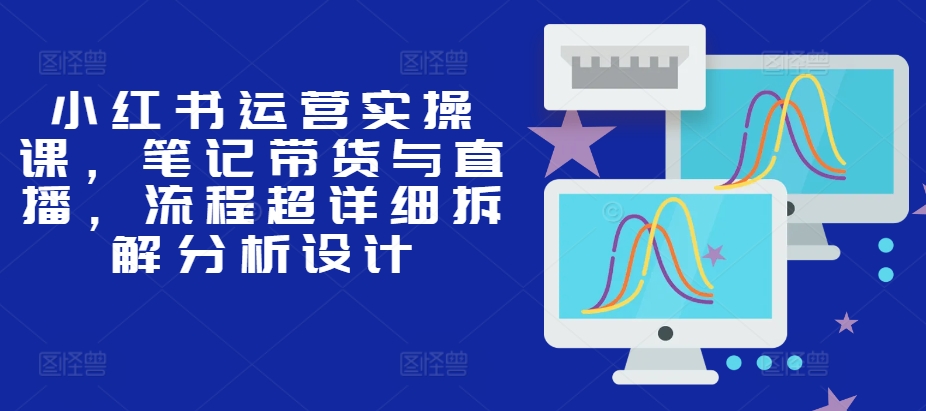 小红书运营实操课，笔记带货与直播，流程超详细拆解分析设计-中创网_分享创业项目_助您在家赚钱
