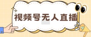 视频号做无人直播，月入一W-中创网_分享创业项目_助您在家赚钱