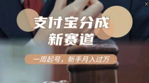 支付宝分成计划,新赛道,利用刑侦纪实视频,一周起号,新手小白也能月入过万-中创网_分享创业项目_助您在家赚钱