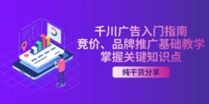 千川广告入门指南｜竞价、品牌推广基础教学，掌握关键知识点-中创网_分享创业项目_助您在家赚钱