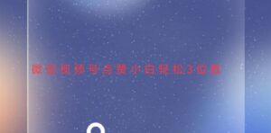 （13613期）视频号点赞最新玩法，小白轻松日入三位数-中创网_分享创业项目_助您在家赚钱