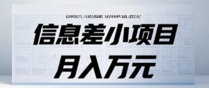 信息差小项目:国内外视频代下载,项目操作简单零成本零门槛月入过万-中创网_分享创业项目_助您在家赚钱