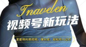 视频号新玩法，废物利用视频，撸分成收益，轻松月入过W【揭秘】-中创网_分享创业项目_助您在家赚钱
