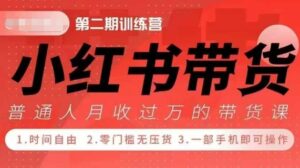 小Red书带货42天训练营 2.0版,宝妈+自由职+上班族+大学生,提高副业收入的大红利项目-中创网_分享创业项目_助您在家赚钱