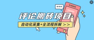 悟空采集评论搬砖_评论搬砖+自动采集【完整攻略】-中创网_分享创业项目_助您在家赚钱