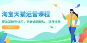淘宝天猫运营课程,覆盖基础到进阶,玩转运营玩法,提升流量-中创网_分享创业项目_助您在家赚钱