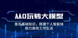 (14009期)从0玩转大模型,普及基础知识,搭建个人智能体,助力高效工作生活-中创网_分享创业项目_助您在家赚钱