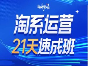 淘系运营21天速成班35期,年前最后一波和2025方向-中创网_分享创业项目_助您在家赚钱