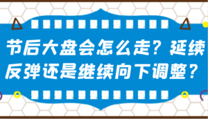 某微信公众号付费文章:假后股票大盘会如何走?持续反跳还是会继续向下调整?-中创网_分享创业资讯_网络项目资源-中创网_分享创业项目_助您在家赚钱