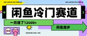 闲鱼平台小众跑道,慢跑赚钱,有些人一个月赚了1.2w-中创网_分享创业项目_助您在家赚钱