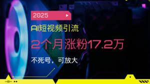 (14213期)2025AI短视频营销,2个月增粉17.2万,不死号,可变大-中创网_分享创业项目_助您在家赚钱