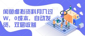 闲鱼平台虚似材料月入了W,0成本费,自动发卡密,两层盈利-中创网_分享创业项目_助您在家赚钱