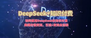怎么使用DeepSeek在社交电商跑道价值变现,引流方法 转现全过程-中创网_分享创业项目_助您在家赚钱