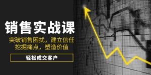 市场销售实战演练课,提升市场销售困惑,拉近关系,发掘困扰,塑造价值,轻轻松松成交客户-中创网_分享创业项目_助您在家赚钱