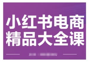 小红书电商精典全集课,快速上手小红书运营方法,完成精准引流方法与打造爆款总体目标,快速上手小红书电商-中创网_分享创业项目_助您在家赚钱