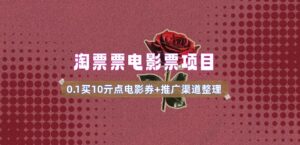 影票无门槛券营销推广_0.1亓买10亓零门槛 方式通道(v1.0版实例教程)-中创网_分享创业项目_助您在家赚钱